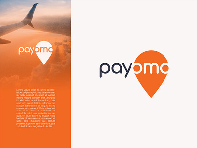 Payomo Logo app brand brand agency branding icon lettermark logo logodesigner logofield map pay payment pin symbol travel