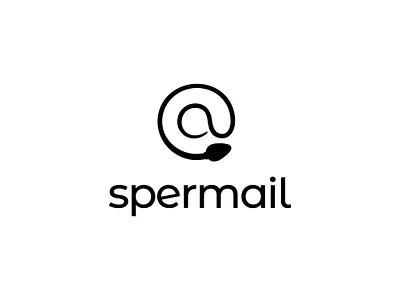 SPERMAIL address business communication computer design e mail email icon internet isolated logo mail red sign sperm symbol technology web white www
