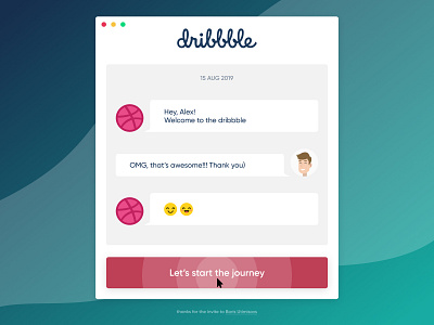 Hello dribbble app design figma greetings invite ui ui design uidesign uiux ux web webdesign welcome welcome shot