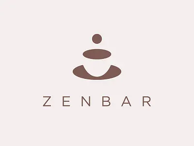 Zenbar design logo vector