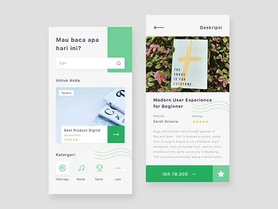 Reading App app design apps book book app clean mobile read read app reader reading reading app ui ux