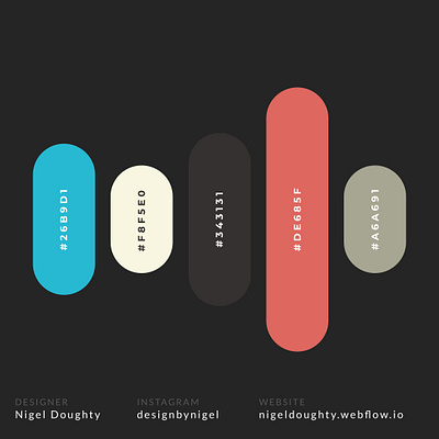 Colour Palette colour colour palette dark dark ui moody moody presets palette simple