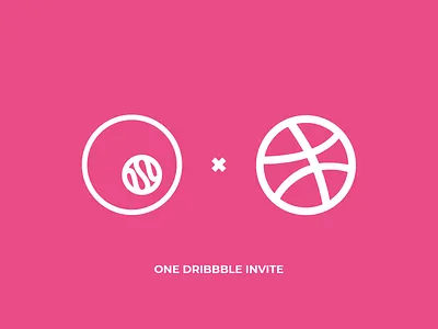 ONE DRIBBBLE INVITE dribbble dribbble invite dribbble invite giveaway