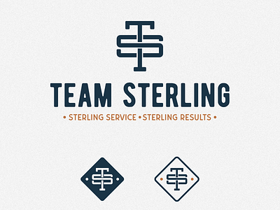 Monogram Logo "Team Sterling" adobe branding design flat graphic design graphic design logo icon illustration illustrator logo logo design logo mockup logo presentation logodesigner minimal monogram retro logo typography vector vintage