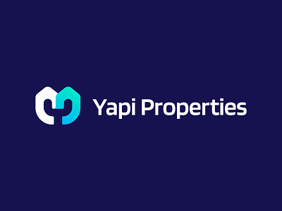 Yapi Properties - Logo Design Exploration app branding corporate design for sale unused buy gradient identity letter letters logo logo design logo designer logotype mark media digital tech media tech digital symbol tech y logo letter project