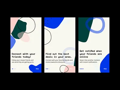 App On Boarding Design (FREE DOWNLOAD) app branding clean design design jam illustration illustrator minimal typography ui ux