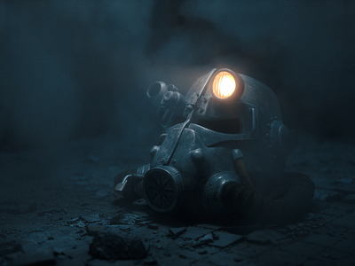 T45 Helmet 3d cinema 4d cinema4d fallout 4 helmet octane octanerender render t45