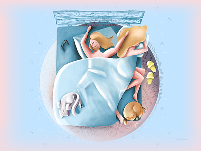 Weekend is coming! cat design digital art digital illustration family flat graphic design illustration inspiration procreate sleeping weekend