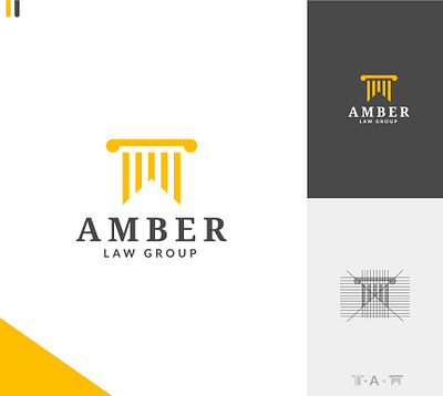 Amber Law Group amber brand design brand designer branding graphic design graphic design logo graphic designers graphicdesign law law firm law group law logo lawyer logo logo design minimal