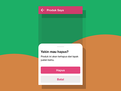 Bukalapak Delete Product app bukalapak delete product ui ux