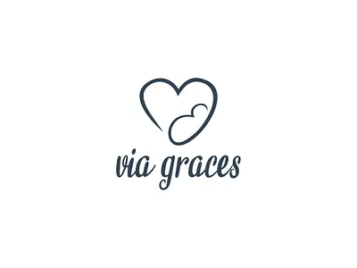 Via Graces Logo baby birth brand identity brand mark clinic consultant corporate identity design freelancer doula graphic design hospital kids logo brand logo corporate logo design logo identity logo project love medical pregnant