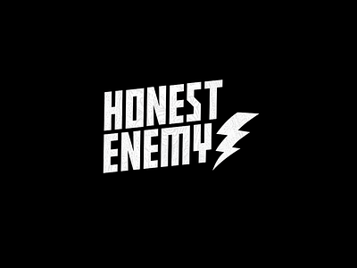 "Honest Enemy" brandmark logo logo design