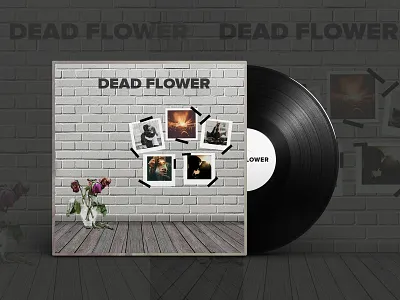 dead flower Album cover concept album art band cover design photo