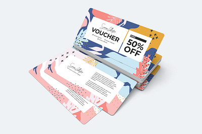 Gift Voucher branding design graphic design print design promotional design typography vector