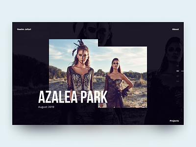 Photographer Portfolio WIP fashion flat layout photography typography ui ui design ux design web web design website