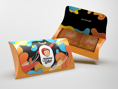 Japan Pillow 3d 3drendering bakery brand design branding design food packaging design illustrator keyshot packaging packaging design product design rhino3d