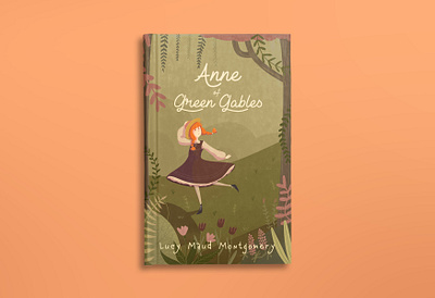 Anne of Green Gables Book Cover book book cover book cover art book cover design book cover illustration book illustration design illustration illustration art typography