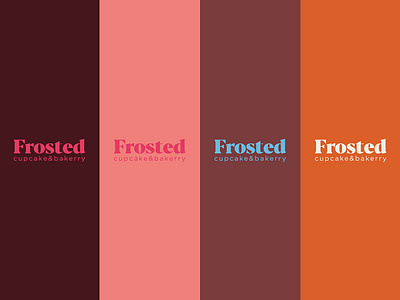 FROSTED branding desiginspiration design graphicdesign logo ui