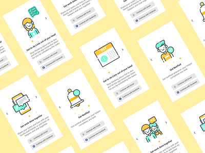 To Do List Application app design flat illustration to do list ui ui design uidesign