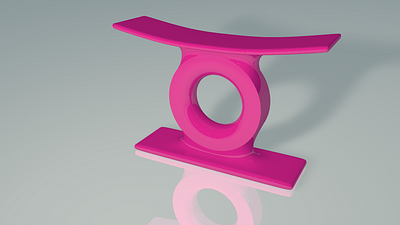 3D Stool 3d art art cinema 4d design interior design pink stool