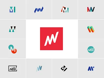 Matterway Logo Brand Exploration brand brand design branding clean design flat flatdesign logo logodesign vector