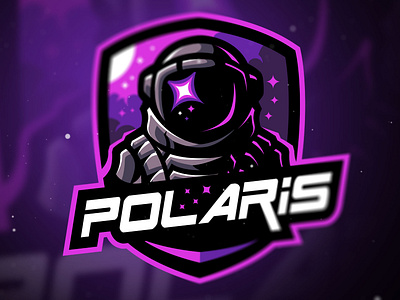 Polaris astronaut bold branding esports game gamers gaming illustration logo logo logodesign mascot sports logo sportslogo streamers strong team logo twitch vector