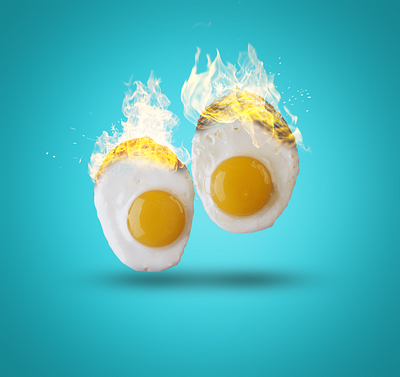 Eggs with fire 3d art app branding design graphicdesign graphics modeling photoshop ui ux vector web