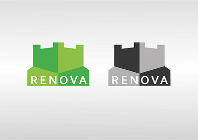 Rebranding blackandwhite branding castel design fortress green logo logo design logodesign logos logotype perspective rebranding shadow vector