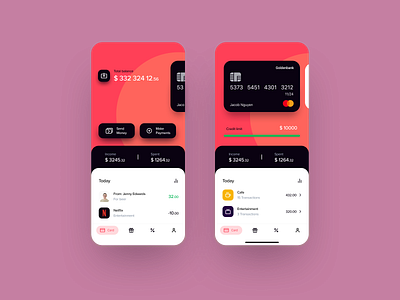 Banking app banking app clean creditcard design finance fintech ios ios13 ui userexperience userinterface ux