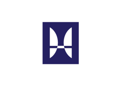 Butterfly H logo blue butterfly h letter logo navy