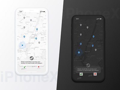 Daily UI - Day 20 | Location Tracker | Steam App daily 100 daily 100 challenge daily ui daily ui challenge dailyui design ios app ui ux ux ui uxdesign