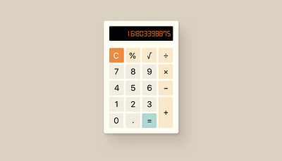 Daily UI 004 // Calculator app calculator calculator ui daily 004 daily ui dailyui dailyuichallenge design flat minimal retro ui uidesign ux web