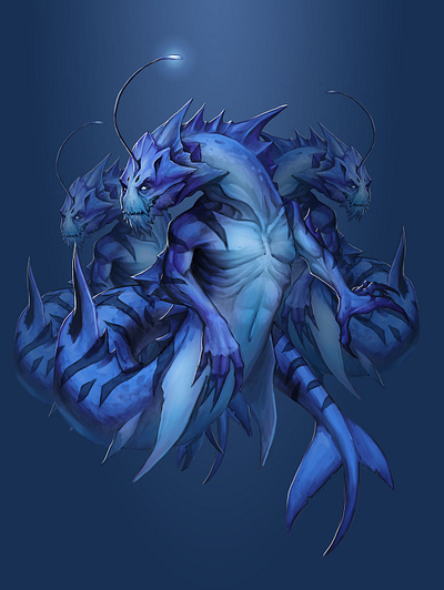 Abyssal Axonate design illustration
