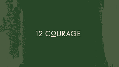 12 Courage Logo Design branding design identity design logo minimal typography web