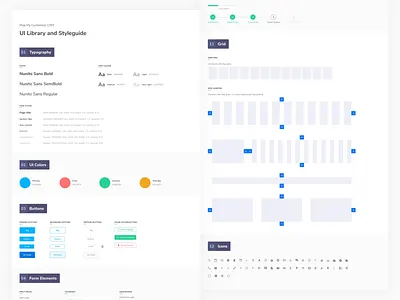 UI Styleguide for Map My Customers Apollo color component library components design design language dls font grid icon set iconography icons kit library shot styleguide typography ui uidesign uiux ux design