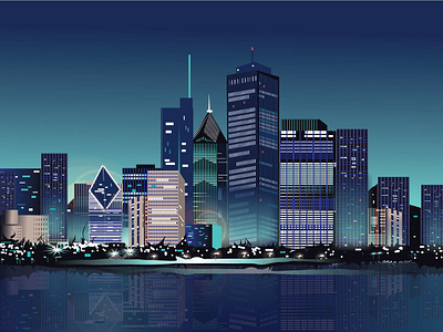 City Illustration branding city city illustration creative design design dribbble design graphic design illustration illustrator unique illustration