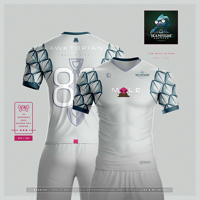U-365 : The Mole Divers advertising apparel brand branding campaign design design game illustration jersey mockup jerseydesign leagueoflegends littlelegends merchandise sportswear teamfighttactics typography