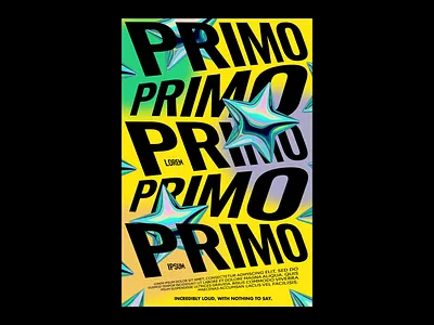 Incredibly loud, with nothing to say. contemporary lorem ipsum type