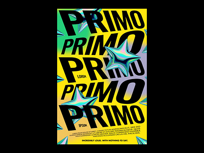 Incredibly loud, with nothing to say. contemporary lorem ipsum type