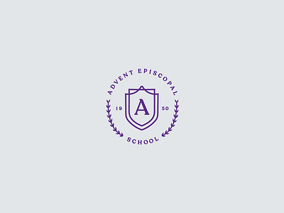 Advent Episcopal School logo design branding design graphic design graphic design logo illustrator logo typography vector