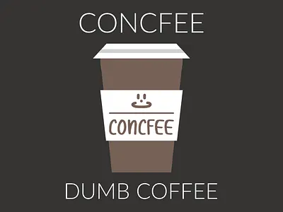 Concfee - DAY 6 (Daily Logo Challenge) branding coffee daily dailylogochallenge dailylogodesign logo logo design logodesign vector