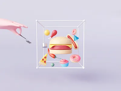 Foodtech smallcase burger chicken donut food foodtech hotdog icecream illustration market mutual funds pizza smallcase stock timeless udhaya