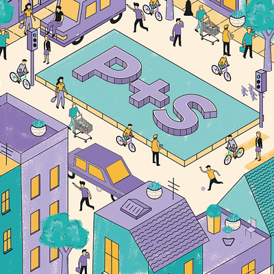 Easter Egg Hunt adobe illustrator design illustration isometric illustration vector