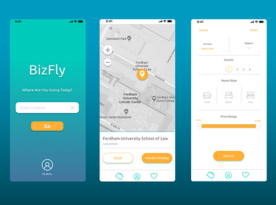 Bizfly Mobile App Concept app branding design flat icon minimal ui ux