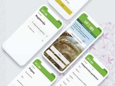 Radovi4 agriculture branding design iphone x uidesign