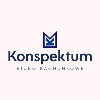 Konspektum - Accounting Office Logo branding design flat icon illustrator lettering logo minimal web website