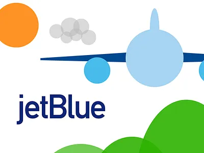 Happy JetBlue Banner Ad