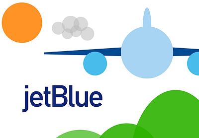 Happy JetBlue Banner Ad