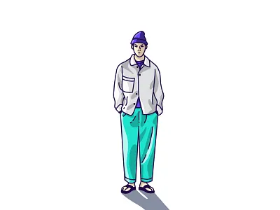 Street Fashion characterdesign design digital illustration digitalart dribbble fashion illustration ipad ipadpro men procreate