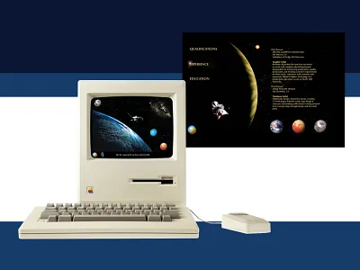 First Portfolio Website 1998 animation dreamweaver website design